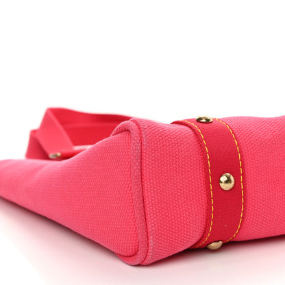 Louis Vuitton Toile Antigua Cabas MM Pink 8 of 9