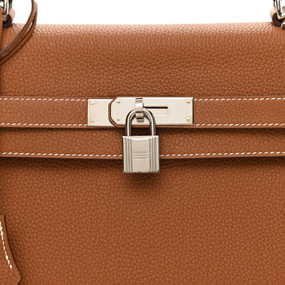 Hermes Togo Kelly Retourne 35 Gold 8 of 11