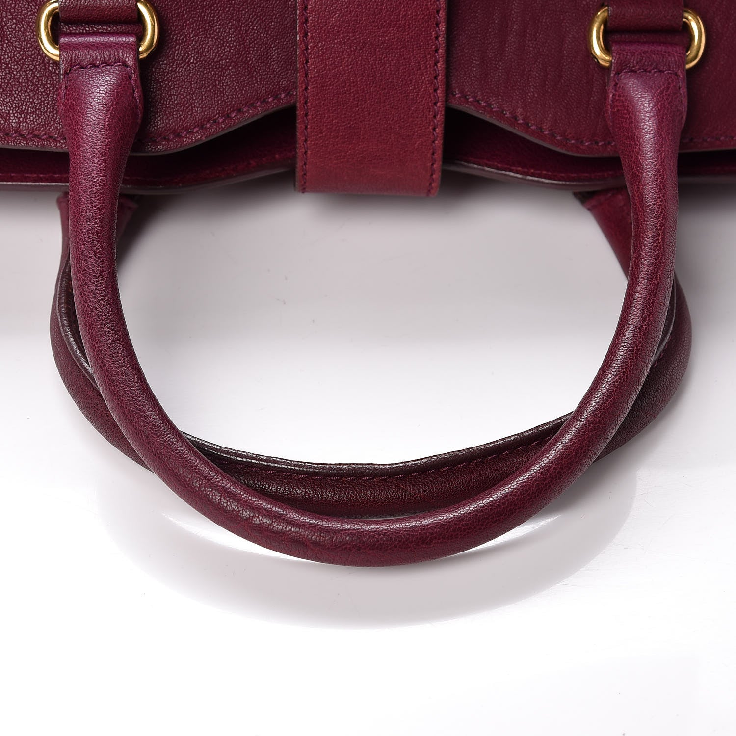 Saint Laurent Sheepskin Large Cabas ChYc Black Cherry 15 of 15