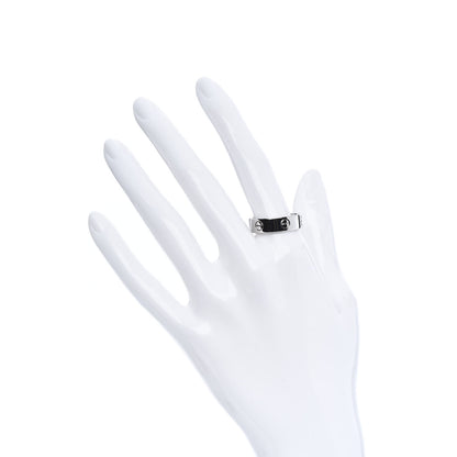 Cartier 18K White Gold 6mm LOVE Ring 59 8.75 2 of 6