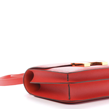 Hermes Epsom Constance 24 Rouge Tomate 8 of 22