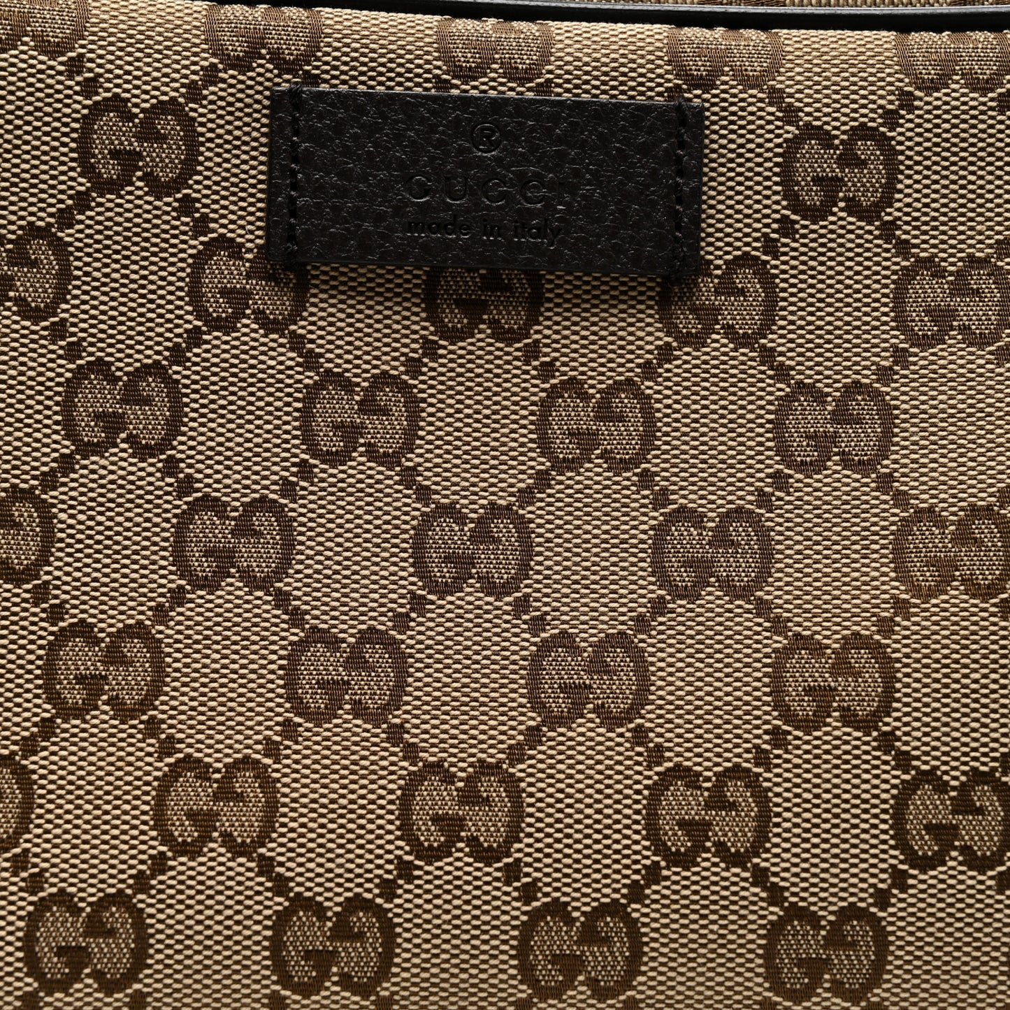 Monogram Belt Bag Dark Brown