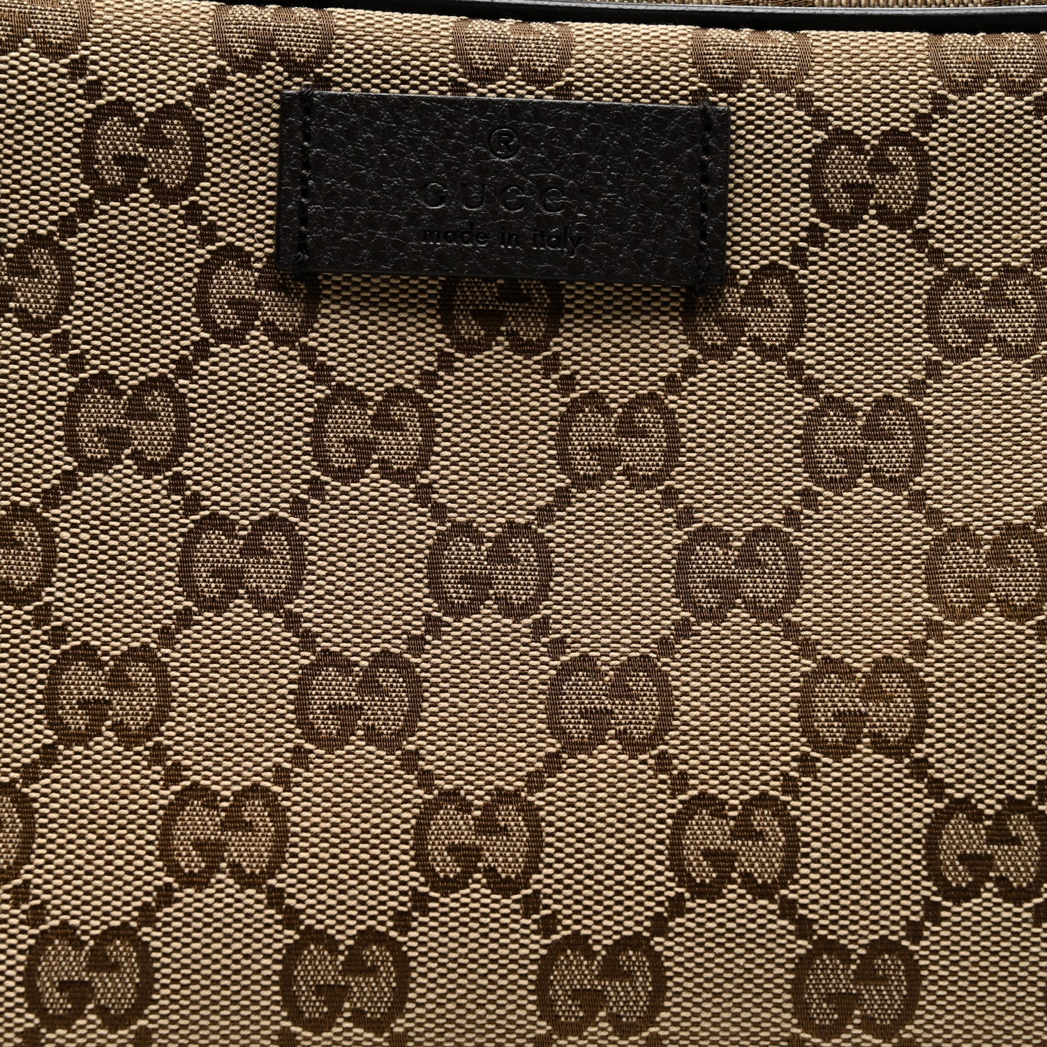 Gucci Monogram Belt Bag Dark Brown 8 of 10