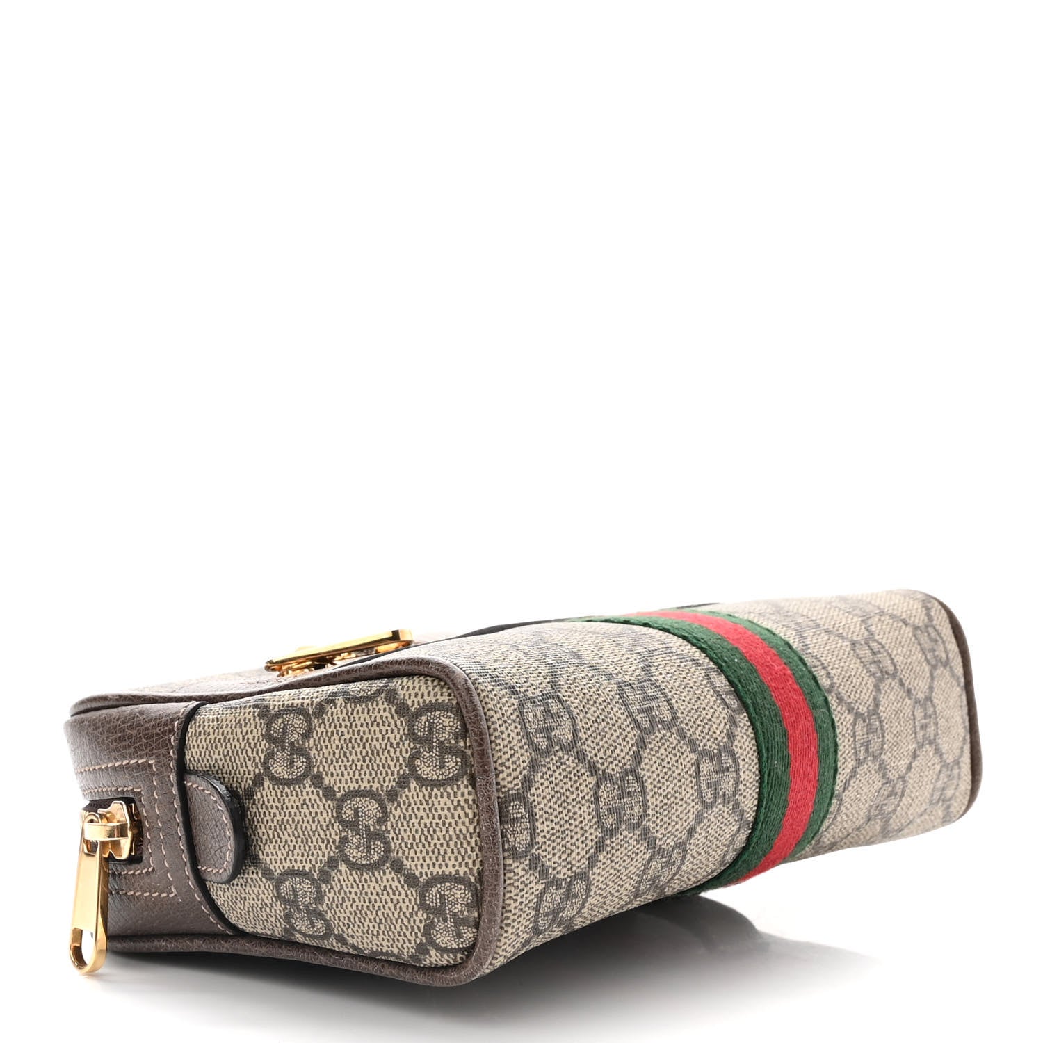 Gucci GG Supreme Monogram Web Small Ophidia Belt Bag 75 30 Dark Brown 4 of 11