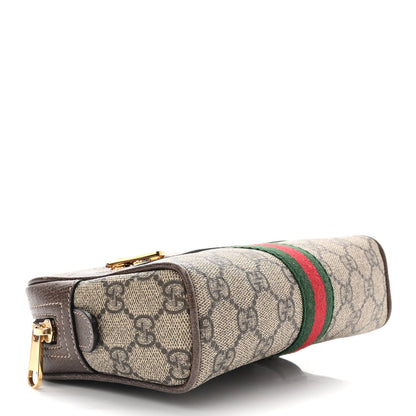 Gucci GG Supreme Monogram Web Small Ophidia Belt Bag 75 30 Dark Brown 4 of 11