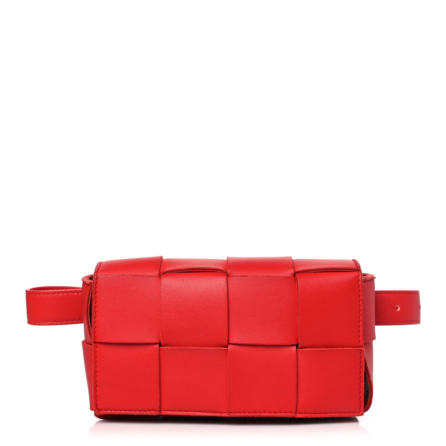 Bottega Veneta Nappa Maxi Intreccio The Belt Cassette Bag Chilli 1 of 8