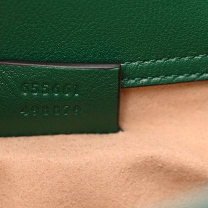 Gucci Wonka Grain Calfskin Mini Diana Tote Bag Green Yellow Fluo 7 of 10