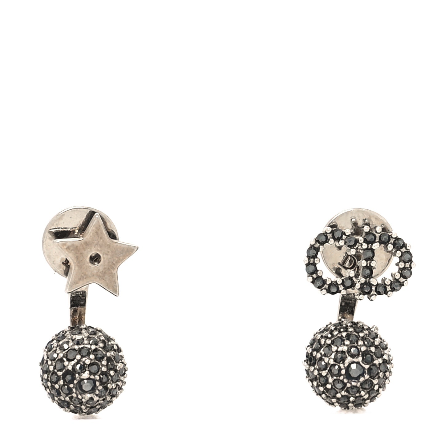 Crystal Star CD La Petite Tribal Earrings Silver