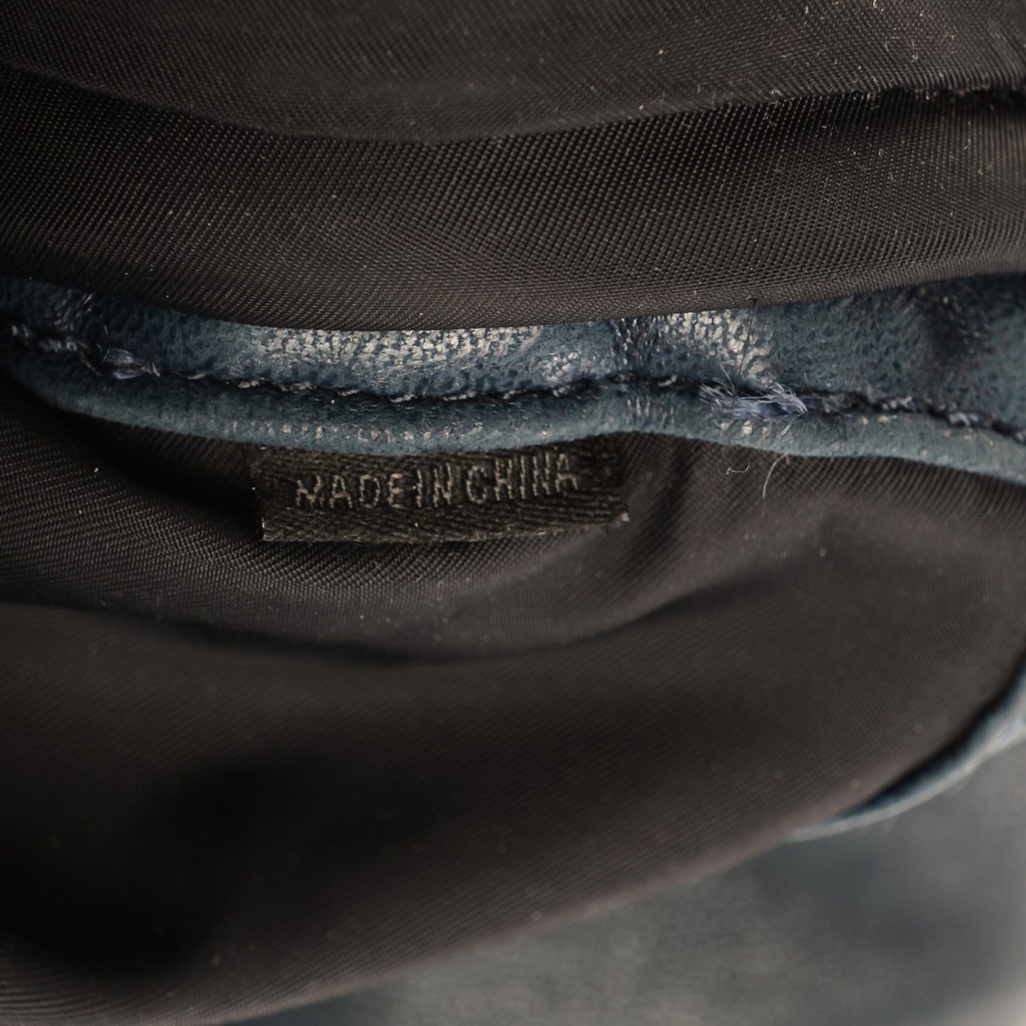 Washed Lambskin Iris Messenger Bag Ink