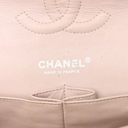 Chanel Tweed Quilted Medium Double Flap Blue Multicolor 6 of 14
