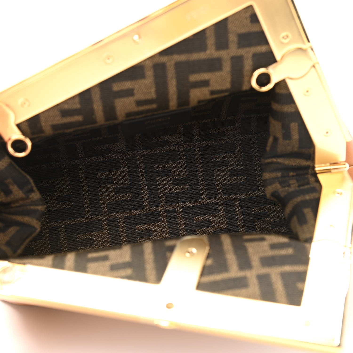 Fendi Shiny Nappa Small Fendi First Caramello 5 of 11