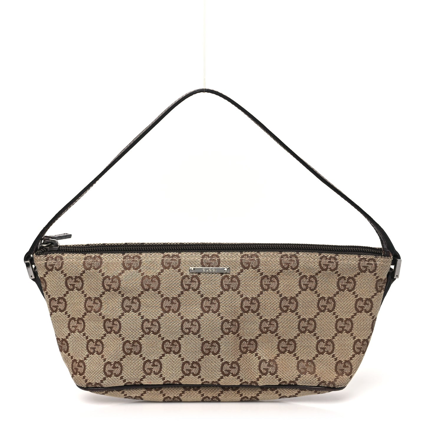Monogram Web Boat Pochette Brown