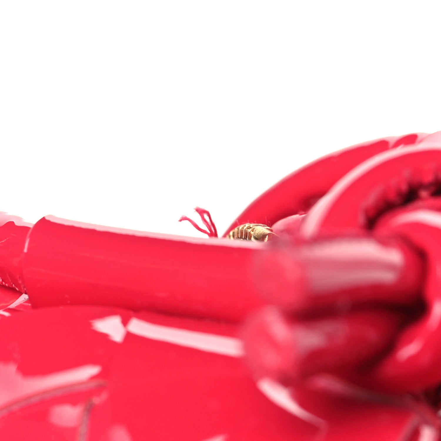 Bottega Veneta Patent Nappa Intrecciato Mini Loop Camera Bag Candy Stripe 9 of 9