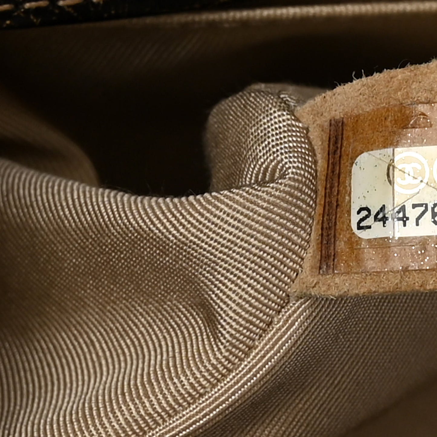 Cracked Metallic Calfskin Quilted Medium Boy Flap Gold