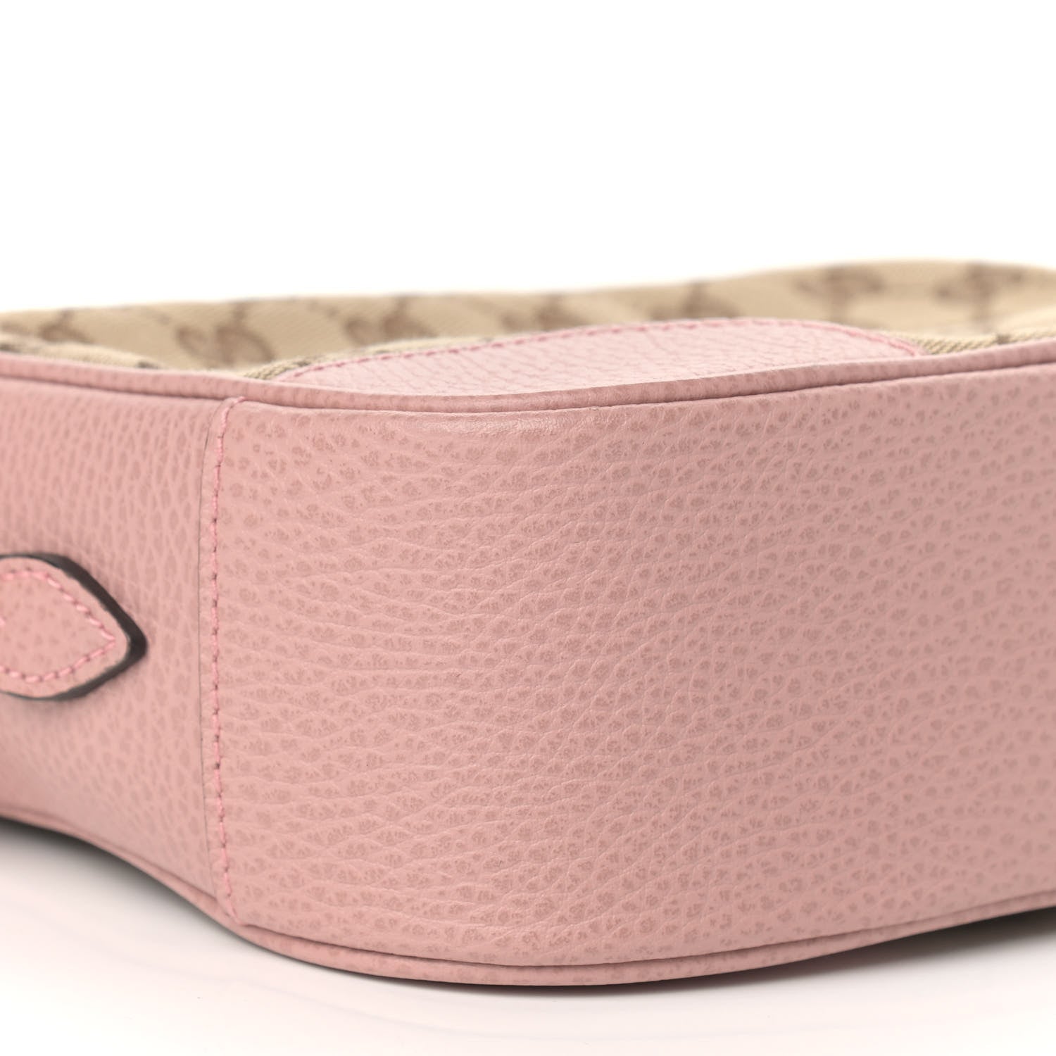 Gucci Monogram Mini Bree Messenger Bag Beige Soft Pink 8 of 9