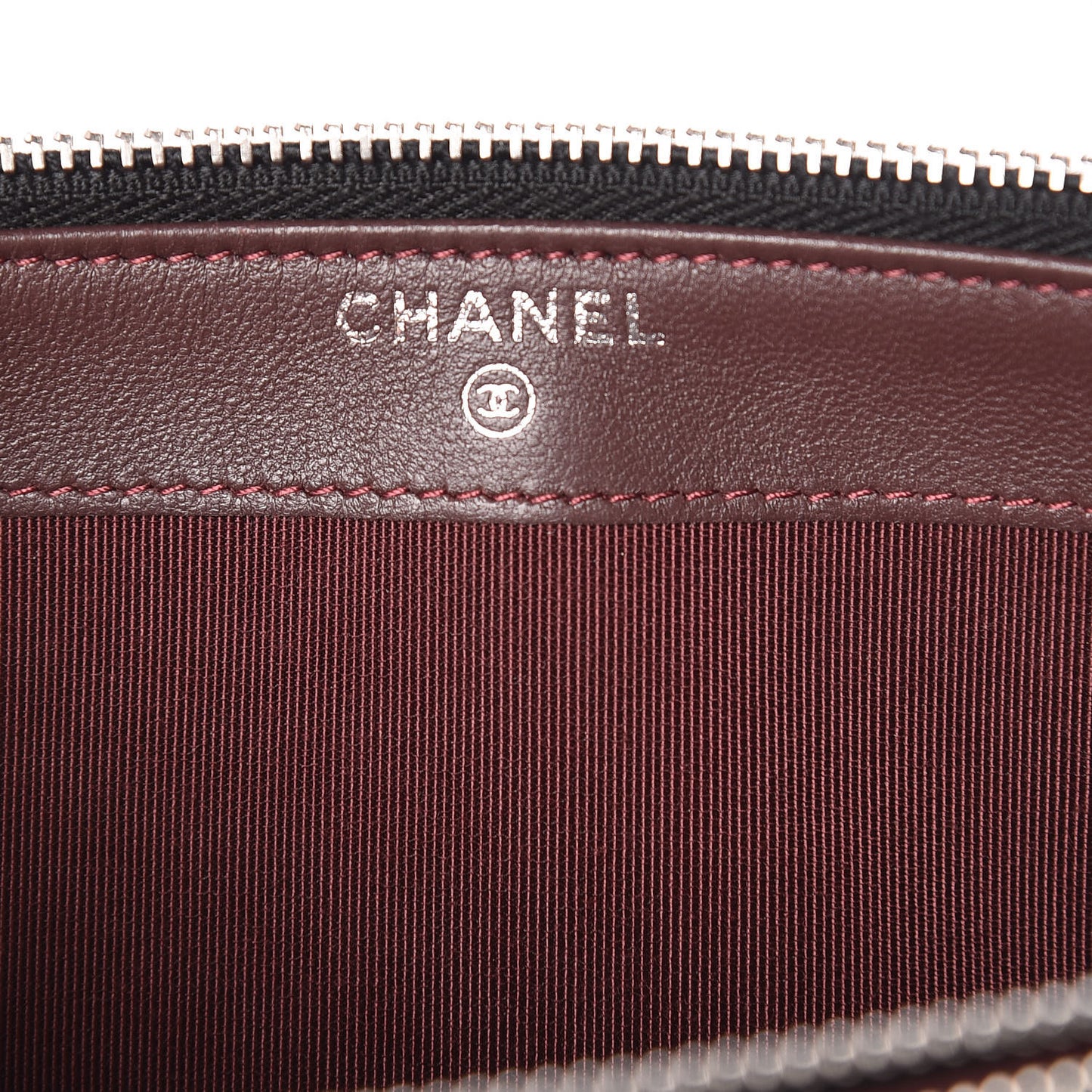 Lambskin Quilted Small Clutch With Chain Black