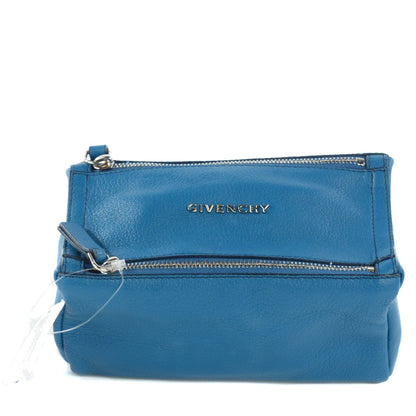 Givenchy Sugar Goatskin Pandora Wristlet Electric Blue 1 of 7