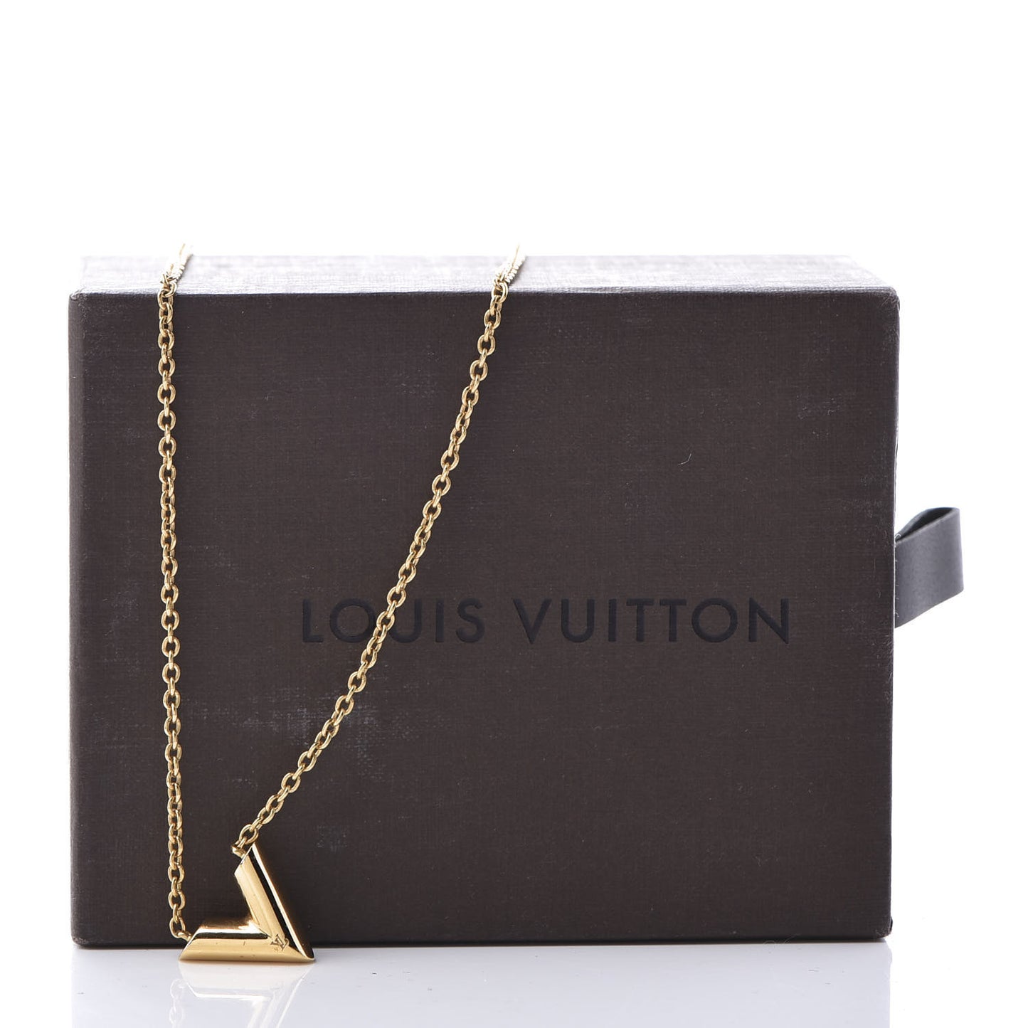 Essential V Necklace Gold