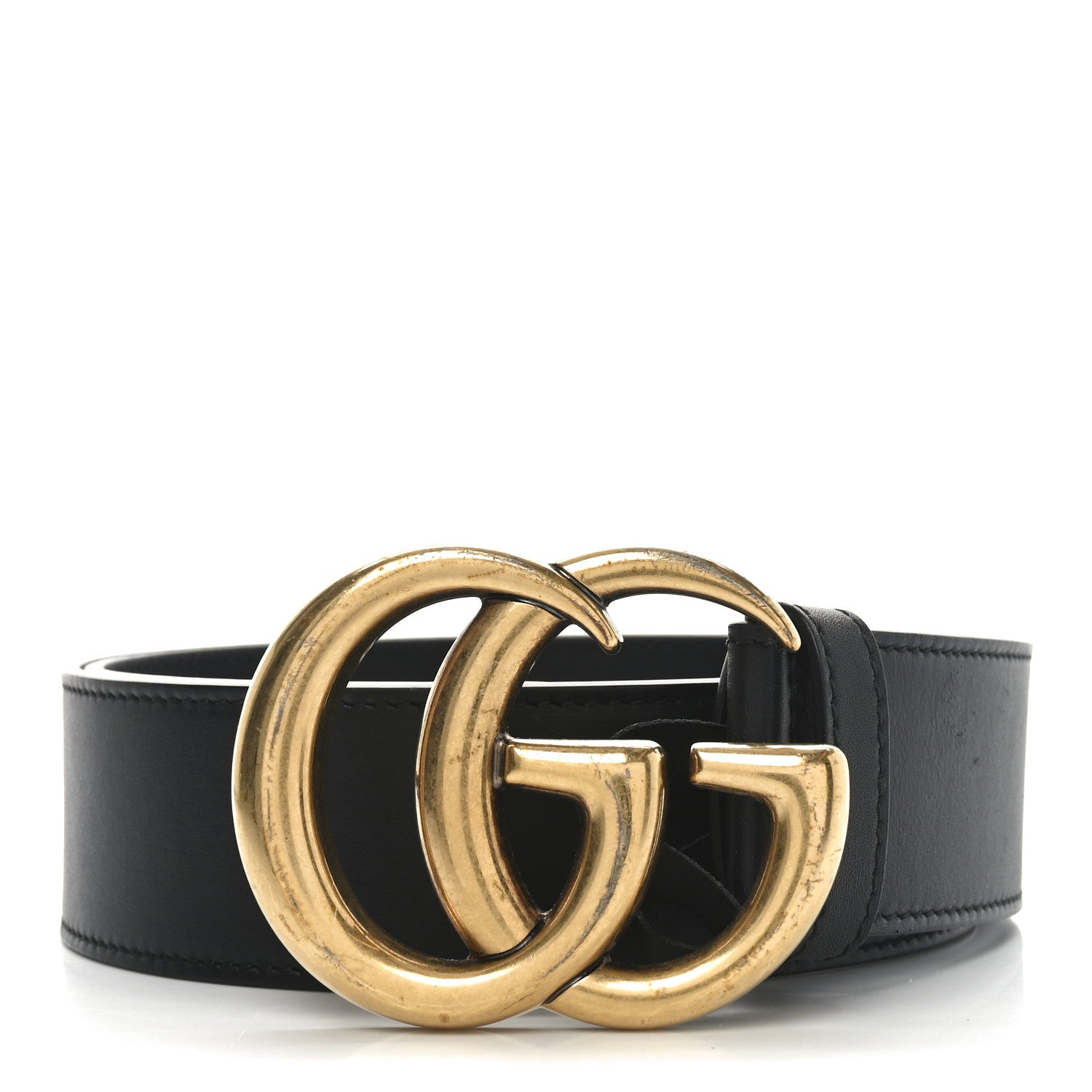Gucci Calfskin Double G 40mm Belt 70 28 Black 1 of 5
