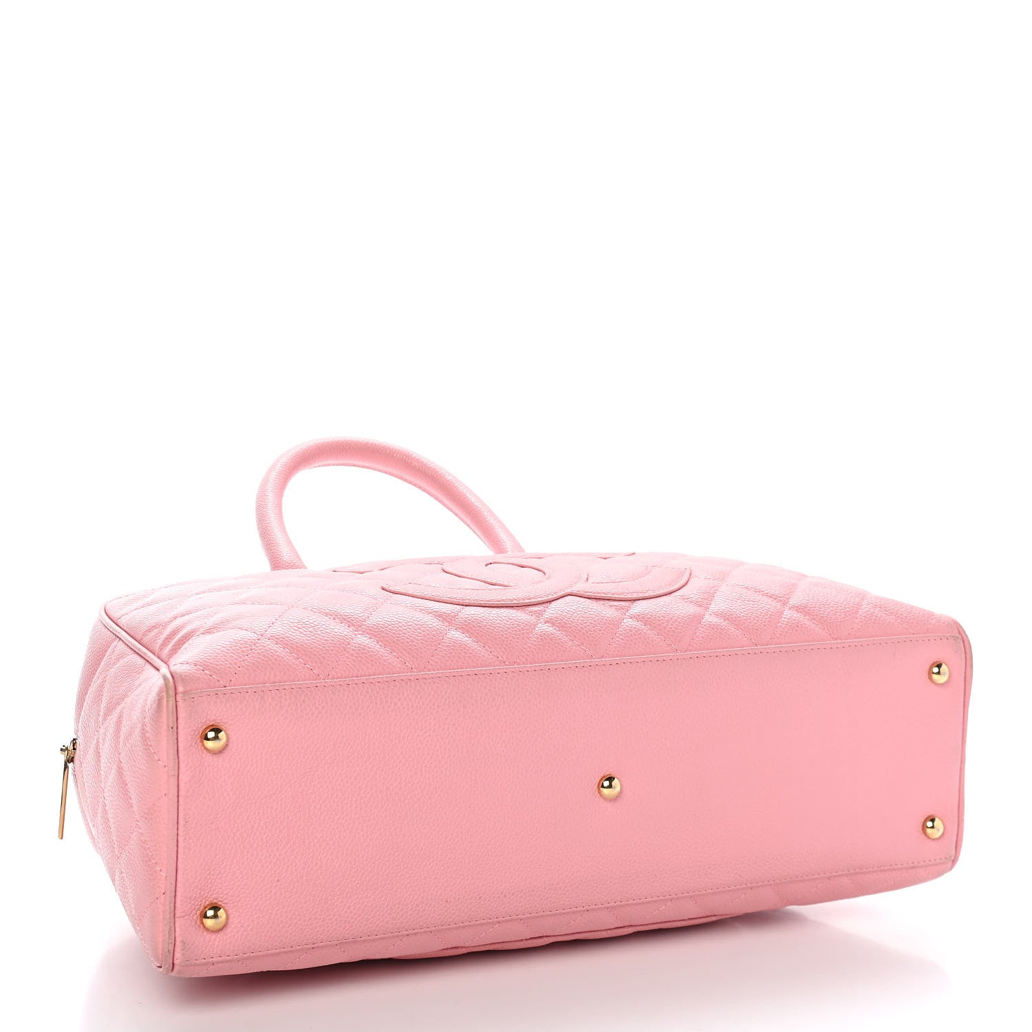 Chanel Caviar Quilted Large Bowler Pink 4 of 12