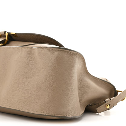 Chloe Calfskin Braided Medium Marcie Double Carry Boyish Brown 10 of 10