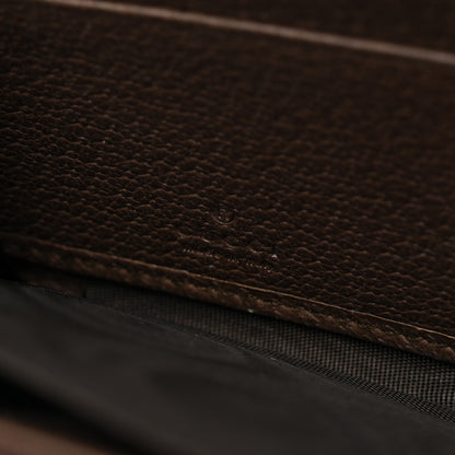 Gucci GG Supreme Monogram Web Ophidia Zip Around Wallet Brown 6 of 8