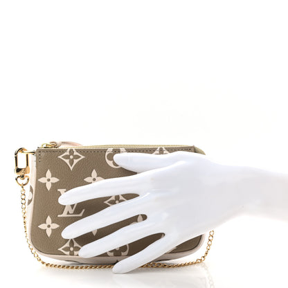 Louis Vuitton Empreinte Spring in the City Mini Pochette Accessories Kaki Beige Cream 2 of 7