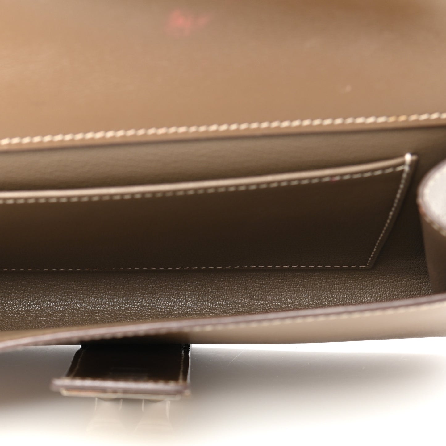 Tadelakt Medor 23 Clutch Etoupe