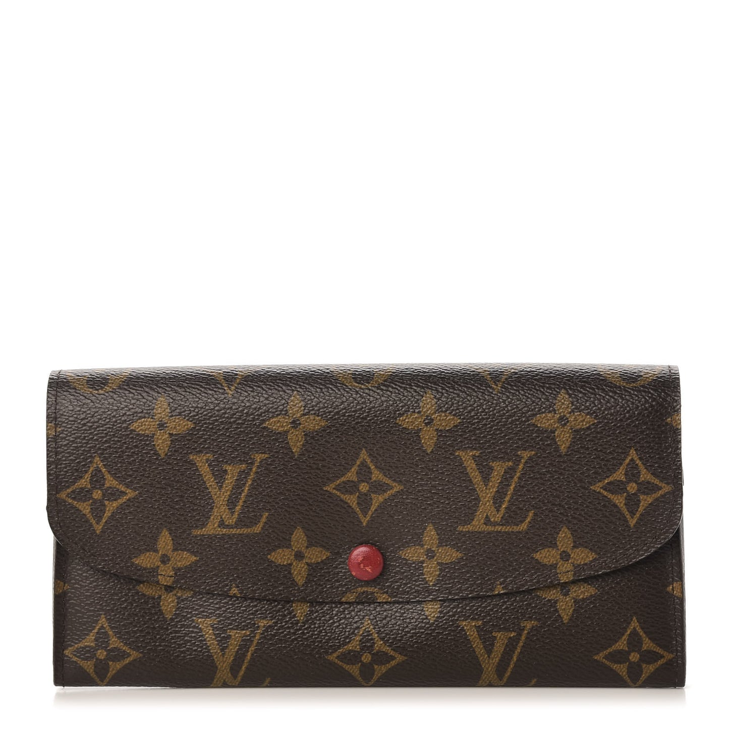 Monogram Emilie Wallet Red