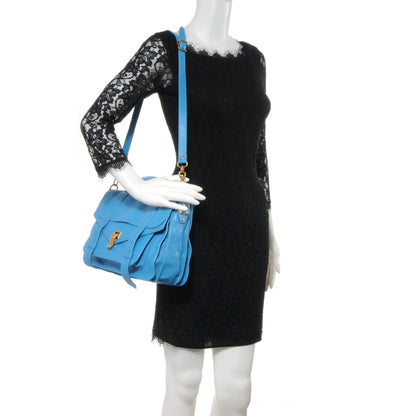 Proenza Schouler Lambskin PS1 Medium Satchel Rip Tide 2 of 11