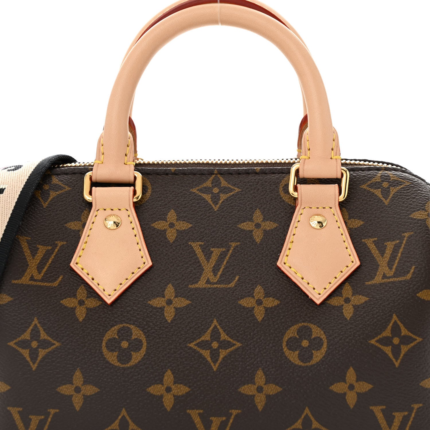 Louis Vuitton Monogram Speedy Bandouliere 20 Black 7 of 11