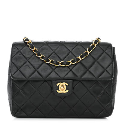 Chanel Lambskin Quilted Small Single Flap Bag Black 1 of 12