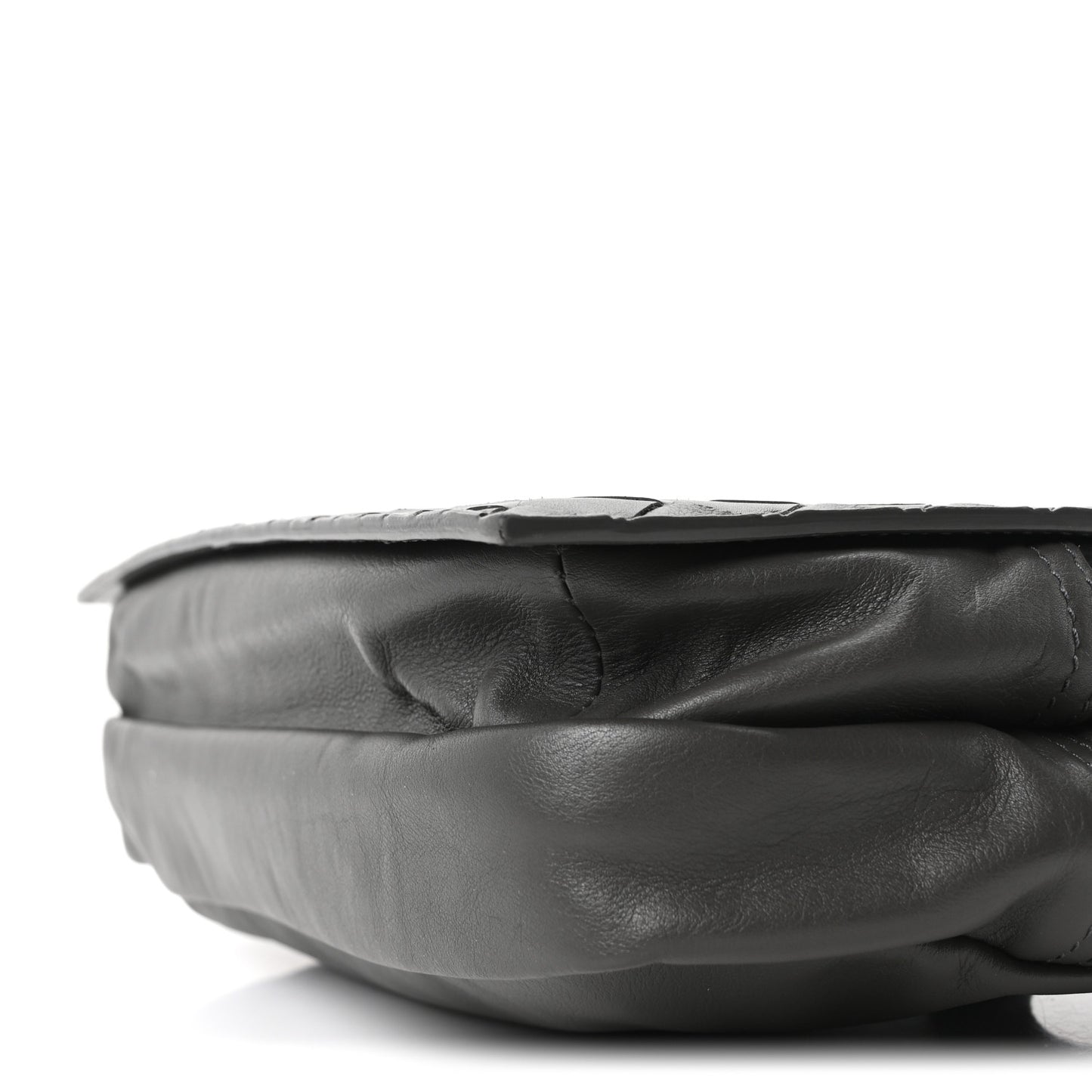Nappa Intrecciato Belt Bag Light Graphite