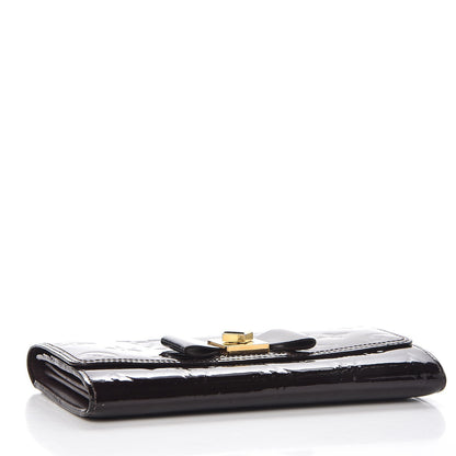 Louis Vuitton Vernis Sarah Noeud Wallet Amarante 4 of 9