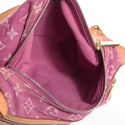 Louis Vuitton Denim Baggy PM with Long Strap Fuchsia 5 of 9