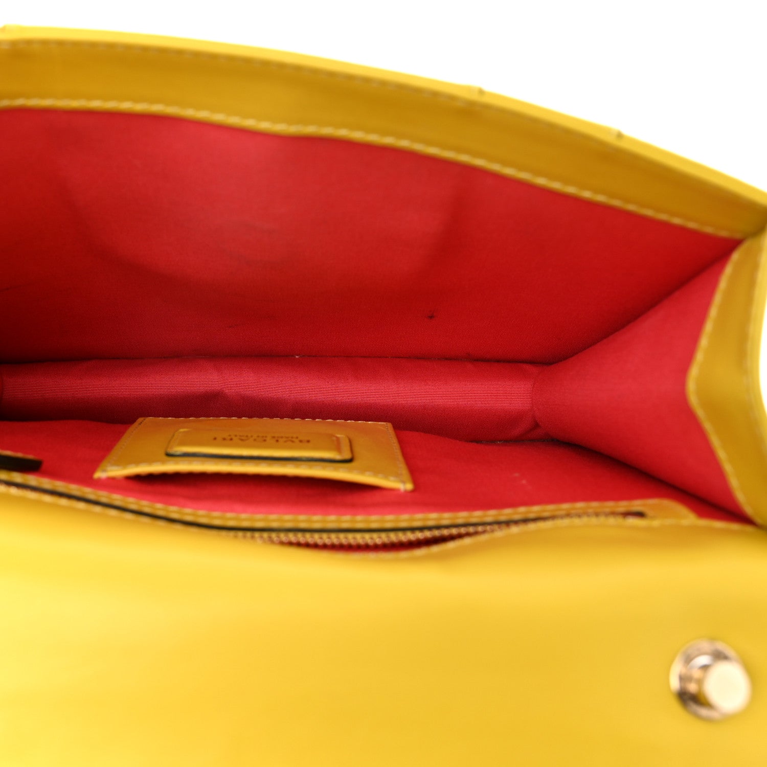 Bulgari Calfskin Serpenti Forever Shoulder Bag Yellow 5 of 14