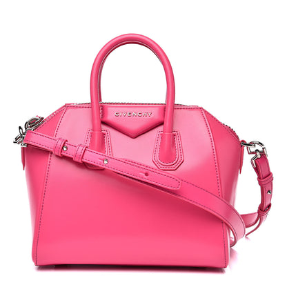 Givenchy Shiny Lord Calfskin Mini Antigona Shocking Pink 1 of 12
