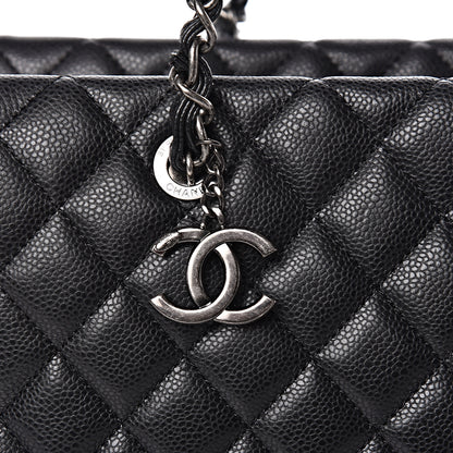 Chanel Caviar Quilted City Shopping Tote Black 10 of 10