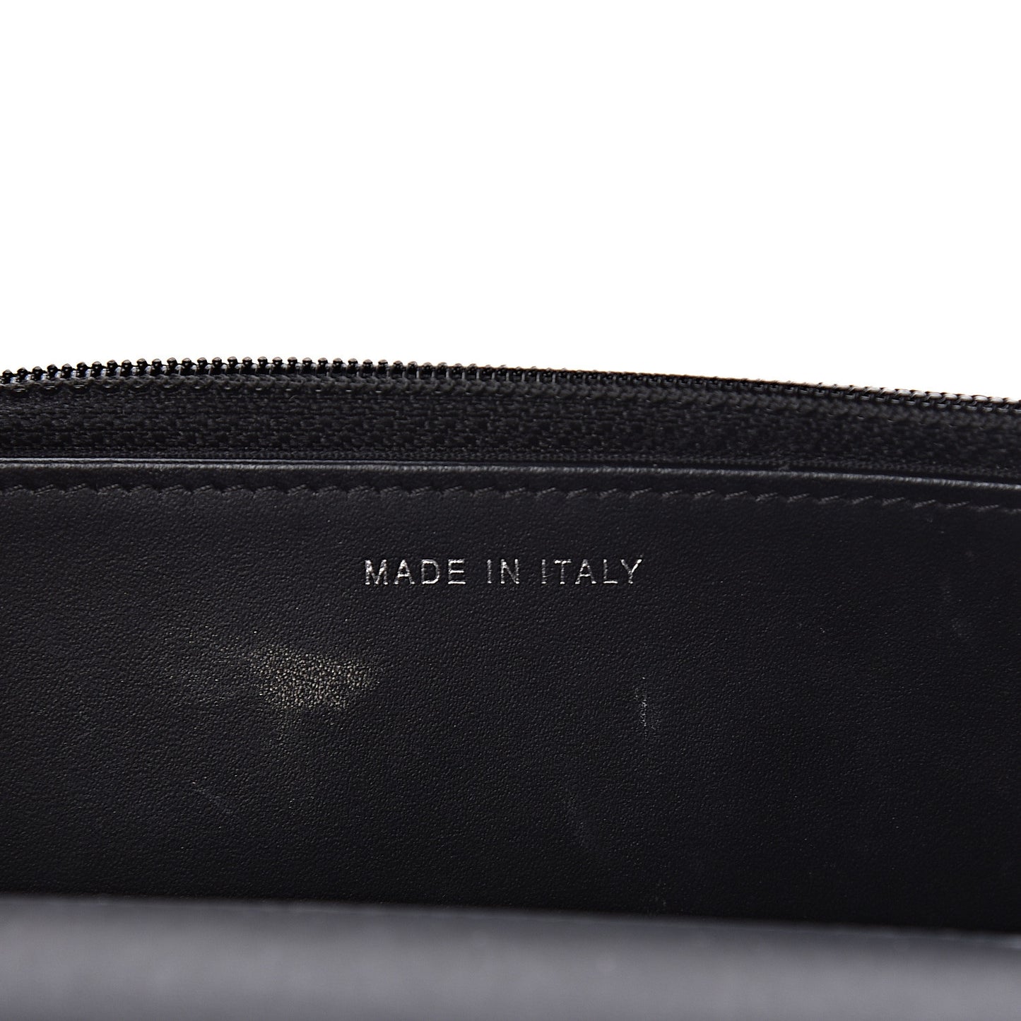 Patent Calfskin Quilted Boy Wallet On Chain WOC Black