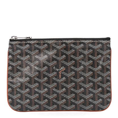 Goyard Goyardine Senat Pochette PM Black Gold 1 of 11