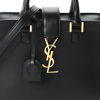 Saint Laurent Calfskin Monogram Baby Downtown Cabas Black 8 of 10