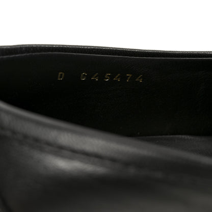 Chanel Lambskin Quilted CC Turnlock Loafers 38.5 Black 10 of 11