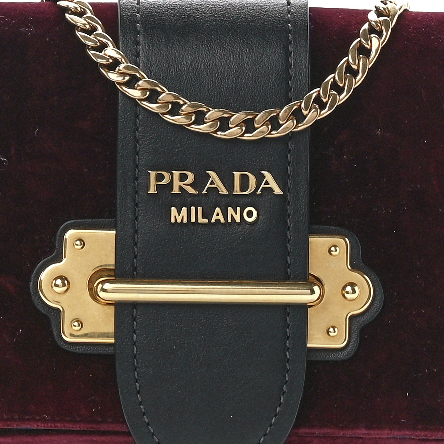 Prada Velvet City Calfskin Cahier Belt Bag Ribes Black 8 of 11