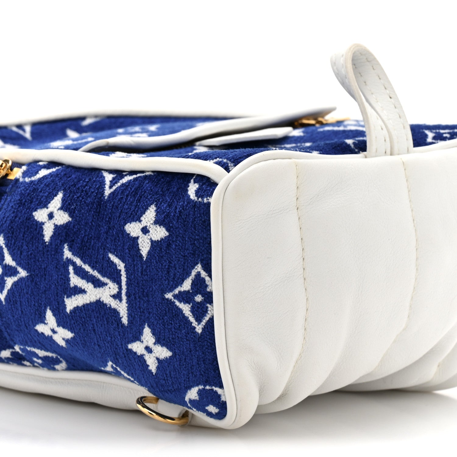 Palm Springs Mini Backpack Luxury - Blue - Monogram Velours For Women
