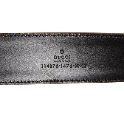 Gucci Monogram Interlocking G Belt 80 32 Off White 3 of 4