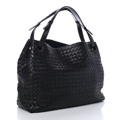 Bottega Veneta Nappa Intrecciato Medium Garda Bag Black 2 of 4