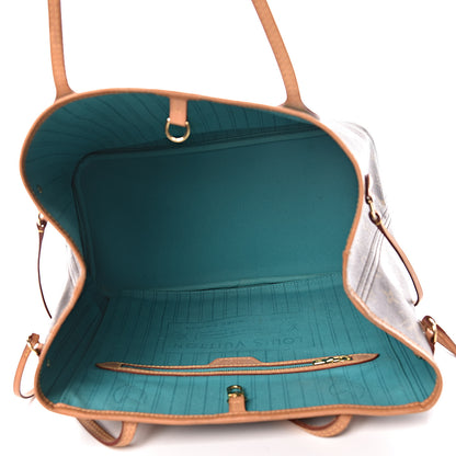 Louis Vuitton Monogram V Neverfull MM Turquoise 5 of 15