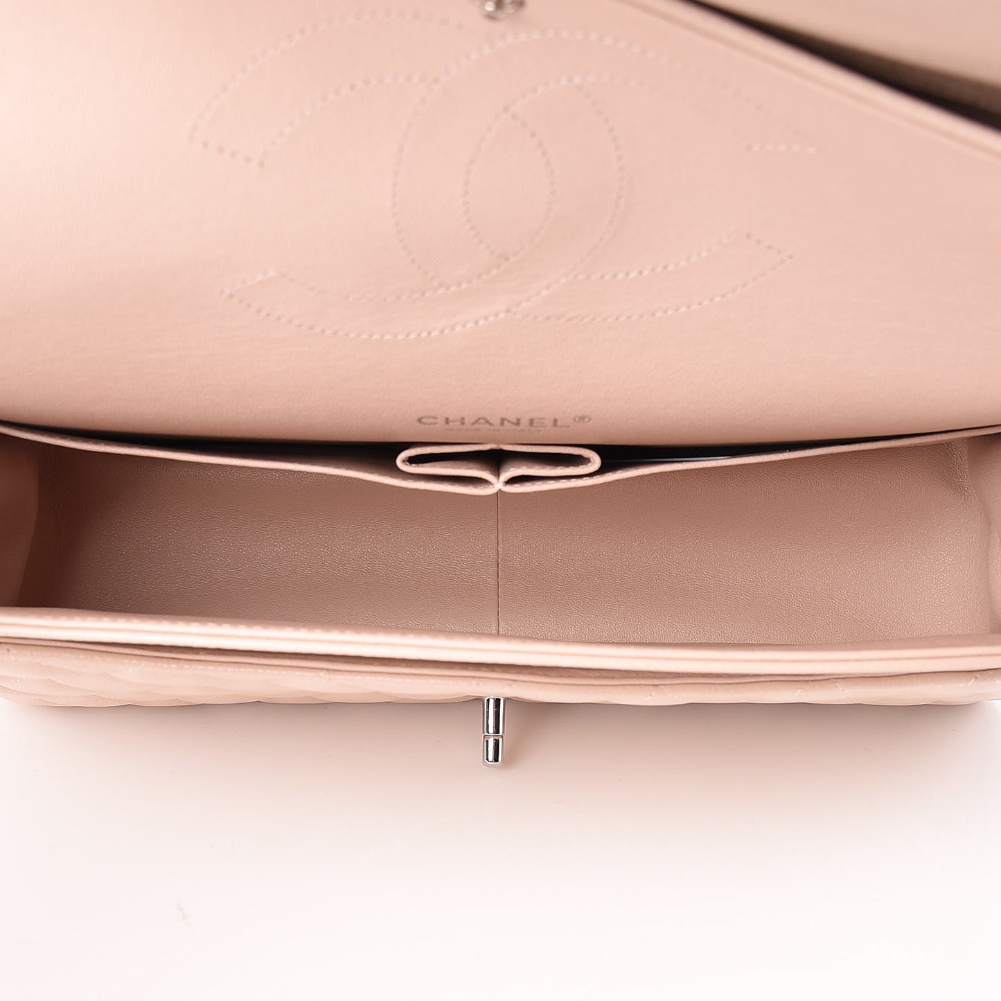 Caviar Maxi Double Flap Light Pink