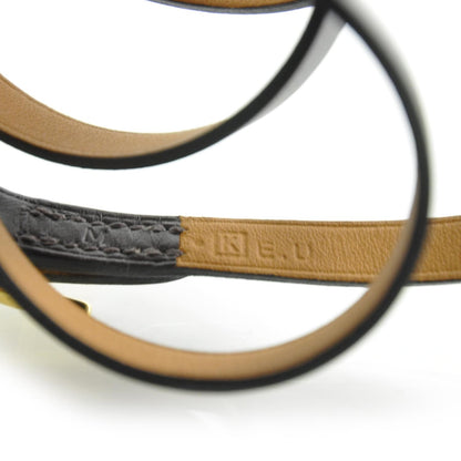Hermes Chamonix Hapi Triple Tour Wrap Bracelet Chocolate 6 of 6