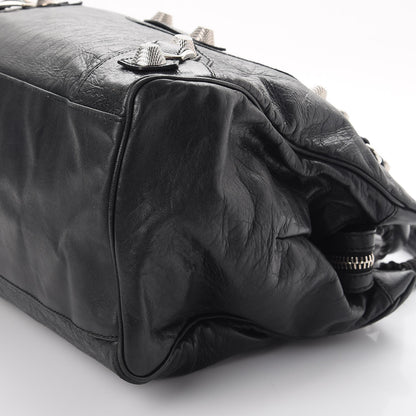 Balenciaga Agneau Giant 21 Silver Hardware Mid Day Black 10 of 10